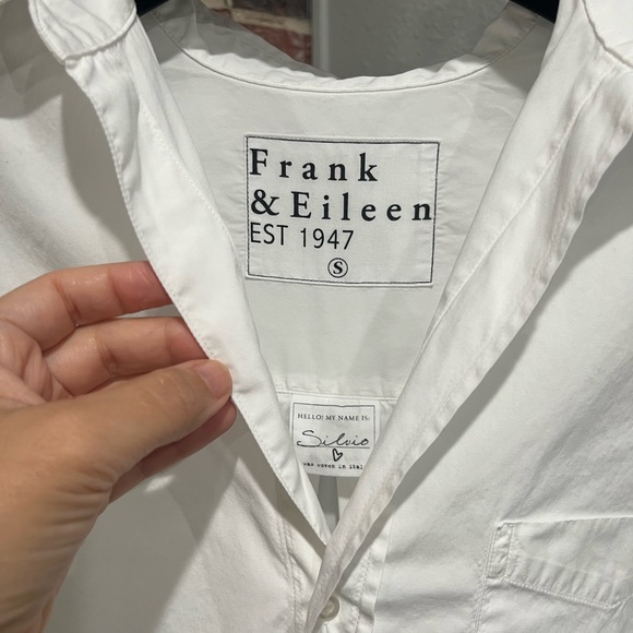 Frank & Eileen SILVIO Untuckable Button-Up Shirt SUPERLUXE in Small - Picture 3 of 16